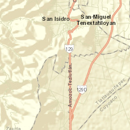 San Miguel Tenextatiloyan Street Map