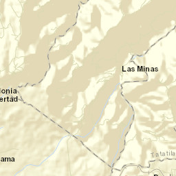 Las Minas Street Map
