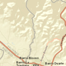 Bisonó Street Map