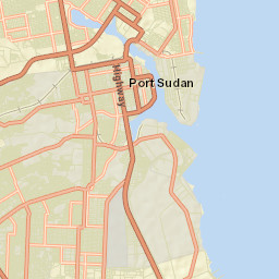 Port Sudan Street Map
