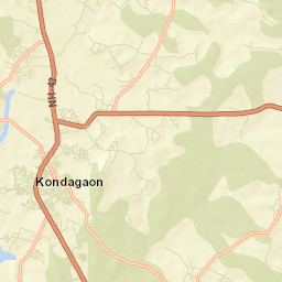 Kondagaon Street Map