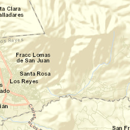 Los Reyes de Salgado Street Map