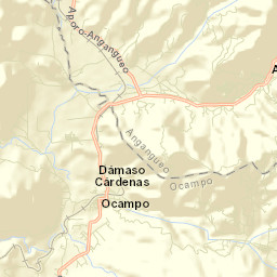 Mineral de Angangueo Street Map