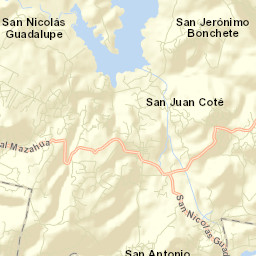 San Juan Cote Ejido Street Map