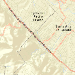 San Agustín Mextepec Street Map