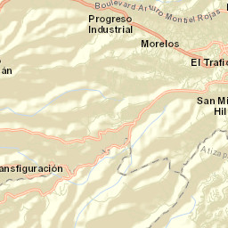 Loma Larga Street Map