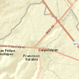 Calpulalpan Street Map