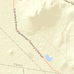 San José Tepeyahualco Street Map