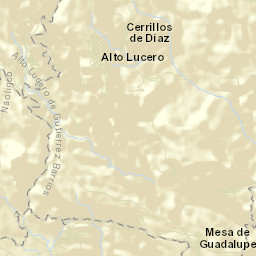 Mesa de Guadalupe Street Map
