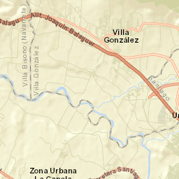 Villa González Street Map