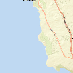 Kealakekua Street Map