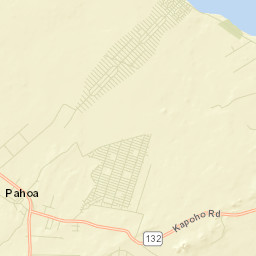 Hawaiian Beaches Street Map