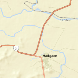 Hadgaon Street Map