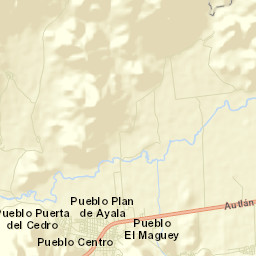 La Huerta Street Map