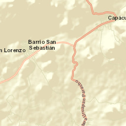 Capácuaro Street Map
