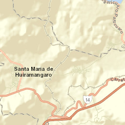 Santa María Huiramangaro (San Juan Tumbio) Street Map