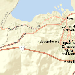 Pátzcuaro Street Map