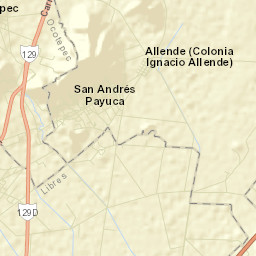 San Andrés Payuca Street Map