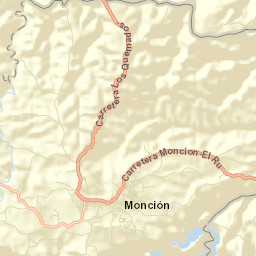 Monción Street Map
