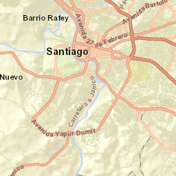 Santiago de los Caballeros Street Map