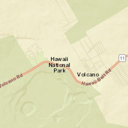 Volcano Street Map