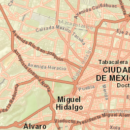 Benito Juarez Street Map