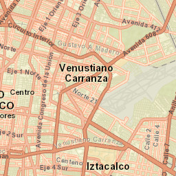 Iztacalco Street Map