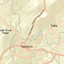 San Benito Xaltocan Street Map