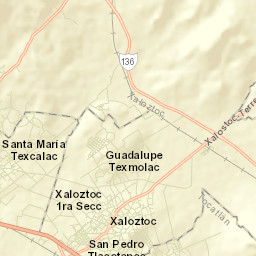 San Pedro Tlacotepec Street Map