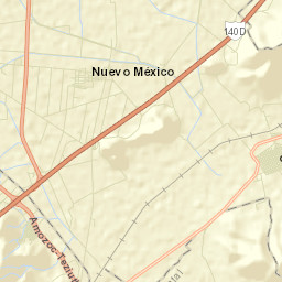Nuevo México Street Map
