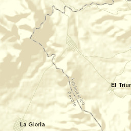 El Triunfo Street Map