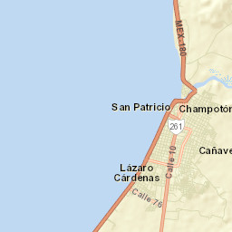 Champotón Street Map