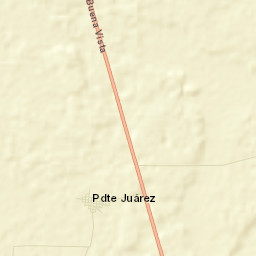 Presidente Juárez Street Map