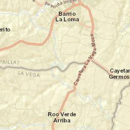 Río Verde Arriba Street Map