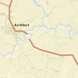 Asifabad Street Map