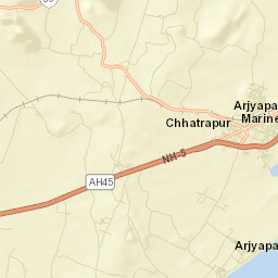 Chatrapur Street Map