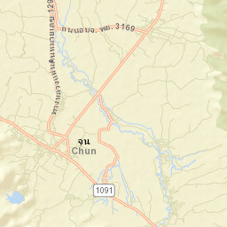 Amphoe Chun Street Map