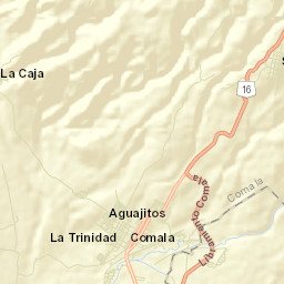 Comala Street Map