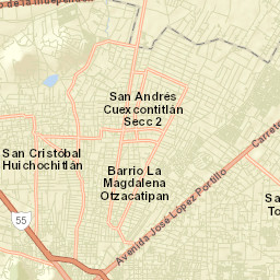 Fraccionamiento Real de San Pablo Street Map