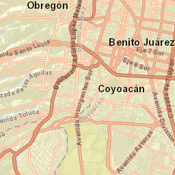 Álvaro Obregón Street Map