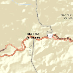 Río Frío de Juárez Street Map