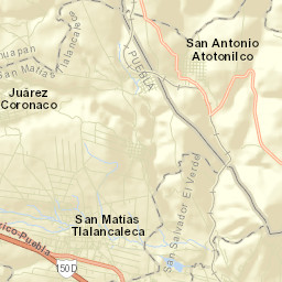 San Francisco Tláloc Street Map