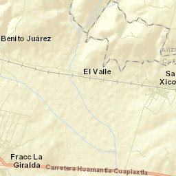 San José Xicohténcatl Street Map