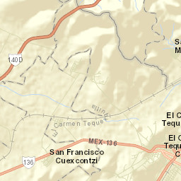 San Francisco Cuexcontzi Street Map