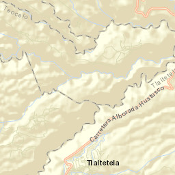 Tlaltetela Street Map