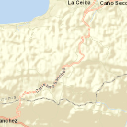Las Terrenas Street Map