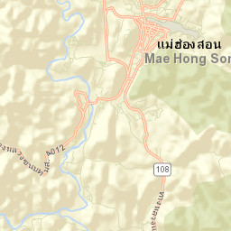 Mae Hong Son Street Map