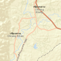 Amphoe Chiang Klang Street Map