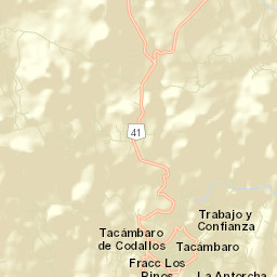 Tacámbaro de Codallos Street Map