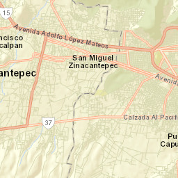 San José Barbabosa Street Map